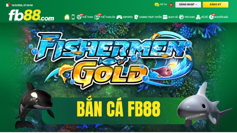 Bắn Cá FB88 – Sảnh Game Giải Trí 3D Đẳng Cấp Với Thưởng Khủng 2026