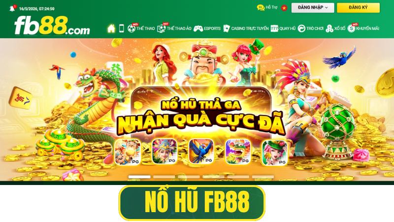 Nổ Hũ FB88 – Game Quay Hũ Đổi Thưởng Hấp Dẫn 2026